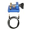 Morse Code Key Double Paddle Automatic Shortwave Portable CW Morse Telegraph Key for Camping Indoor