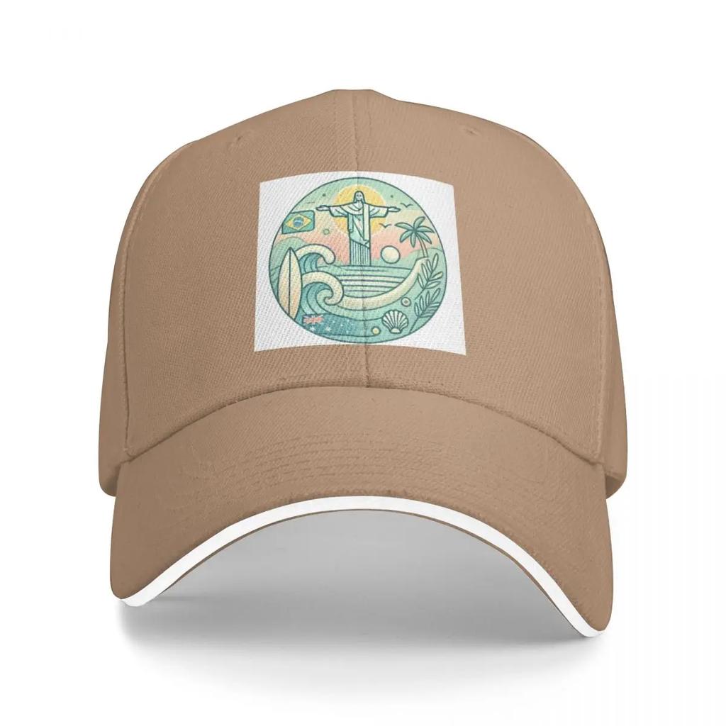 Union of Brazil, Australia, surfing and faith Baseball Cap Anime Hat luxury caps sun hat Golf Wear Men Women's