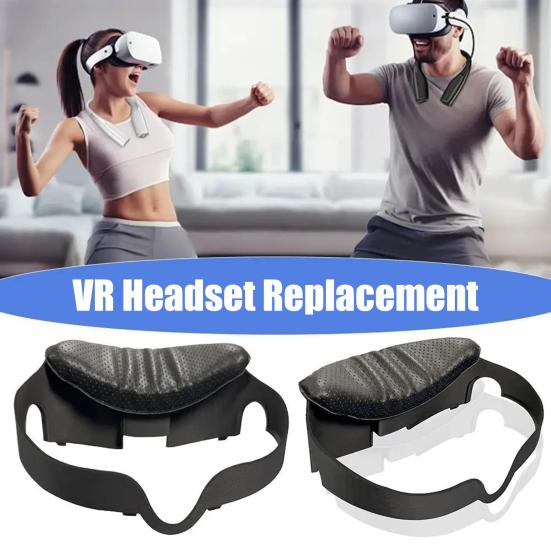 VR Headset Face Pad for Meta Quest 3 Faux Leather Breathable Virtual Reality Glasses Face Cushion Cover Replacement Parts Accessories