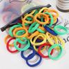 30/50/100PCS/Lot Girl Mix Colors Hair Bands Basic Hair Ties Elastic Headband Hair Scrunchies Women Accessories Ponytail Holder