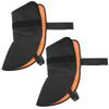 1 Pair Outdoor Skiing Warm Leg Covers for Motorcycle Riding Winter Sports Velvet Foot Covers for Men Women