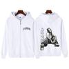 Cantante Zahide Tour 2026 Merch Grafica Felpe con Zip Uomo Donna Moda Inverno Hip-hop Larghe Casual Vintage Felpe con Zip