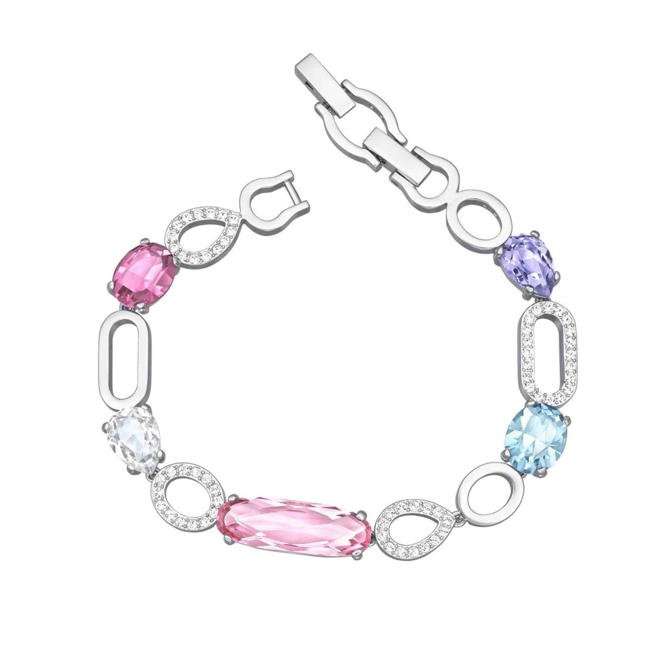 Swarovski Crystal Gemstone Bracelet Cynthia Collection Women bracelet 5417994 Box (Random Color)