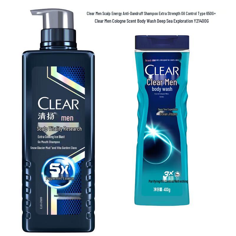 

Clear Men Anti-Dandruff Shampoo & Shower Gel Combo