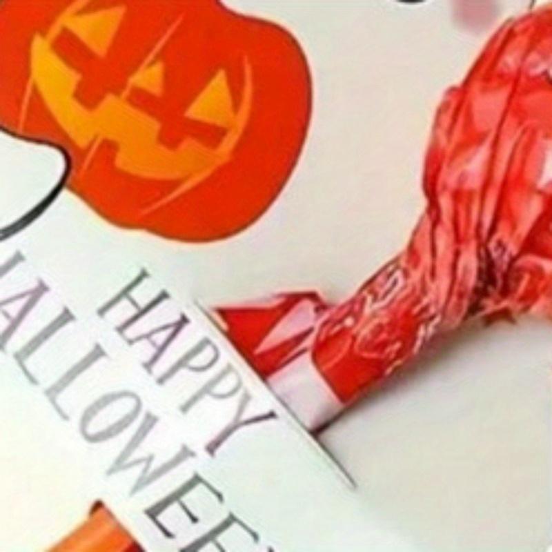 Cute & Pumpkin Design with Happy Halloween Text, Paper Party Supplies for DIY Crafts, Fall Autumn Christmas Party Decor