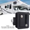 Trailer Entry Door Lock RV Door Lock with Paddle Deadbolt Door Handle  Enclosed Entry Door Lock  Black for Trailer