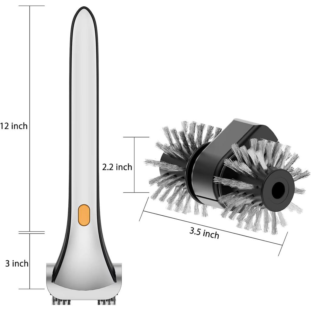 3000mAh Stainless Steel Electric Grill Cleaning Brushes Easy To Clean Power Cleaner Scrubber Multifunctional for Outdoor Camping