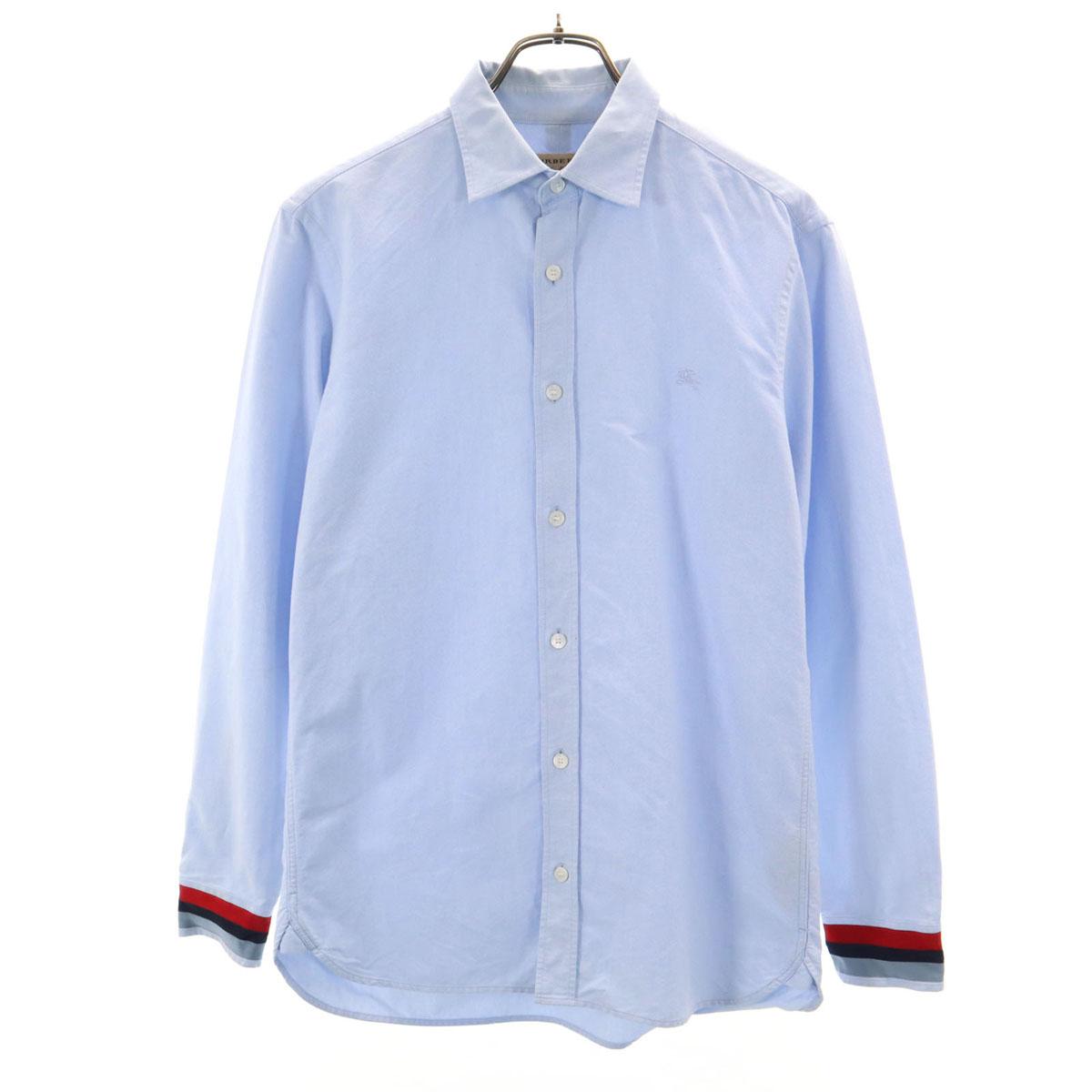 

BURBERRY Long sleeve Oxford shirt S Blue Men s Used