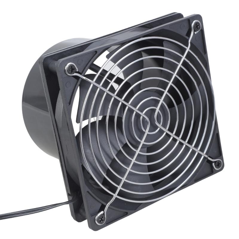 Wentylator wyciągowy 12 cm 5 V Cichy wentylator kanałowy Wyciąg powietrza Wentylacja Nadmuch powietrza Wyciągowego Wentylator z regulatorem prędkości