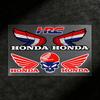 ZLQ4  For HONDA Stickers Moto Sticker Auto Body Bumper Windows Motorcycle Laptop Walls Vinyl Decal Car Tuning Accessories