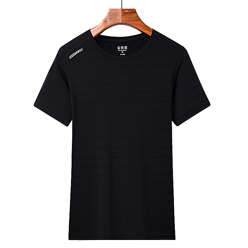 Men's & Women's Ultra-Thin Quick-Dry Ice Silk Short Sleeve Sports T-Shirt - Breathable, Sweat-Absorbent, High Elastic for Outdoor Use