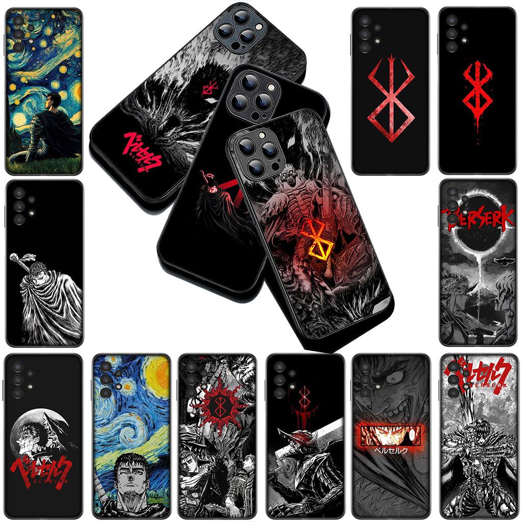 Berserk Wallpaper Guts Phone Cover Soft Case for Xiaomi Redmi 15 15C A4 A5 9A 9C NFC Note 9 8 9T 5G Casing