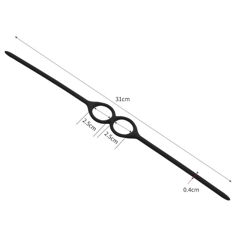 Adjustable Male Silicone Penis Lock Cock Ring Bondage Erection Delay Ejaculation Enlargement Ball Stretcher Massager Men Sex