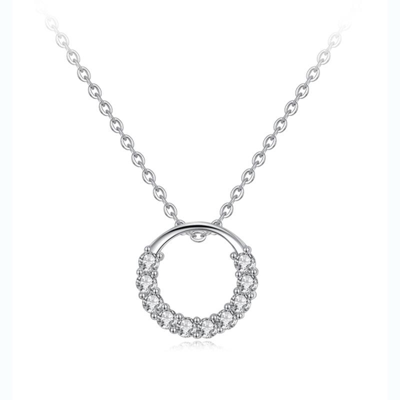 

Женское геометрическое круглое ожерелье, японская и корейская студентка, персонализированная круглая ключичная цепочка