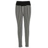 Yoga Pants Butt Lifting Elastic High Waisted Women Leggings Black and White for WorkoutXL