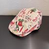 Beret Doodle Stylish With Sun Protection And Airy Fabric For Spring Summer Wear