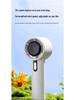 Southeast Asia Turbo Handheld Fan: 100-Speed, USB Rechargeable, Digital Display, High Wind Power