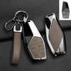 Zinc Alloy Car Key Case Fob For Mg One    Remote Protection Cover Shell Keychain Ring Holder In