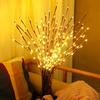Bendable Fairy Lights Battery Operated Willow Branches Lights LED Simulated Tree Branch Light  Home