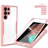 Luxury Clear 360 Full Body Case For Samsung S24 S23 S22 Ultra S21 FE Plus A53 A52 A32 A34 A13 A54 5G Front+Back Protective Cover