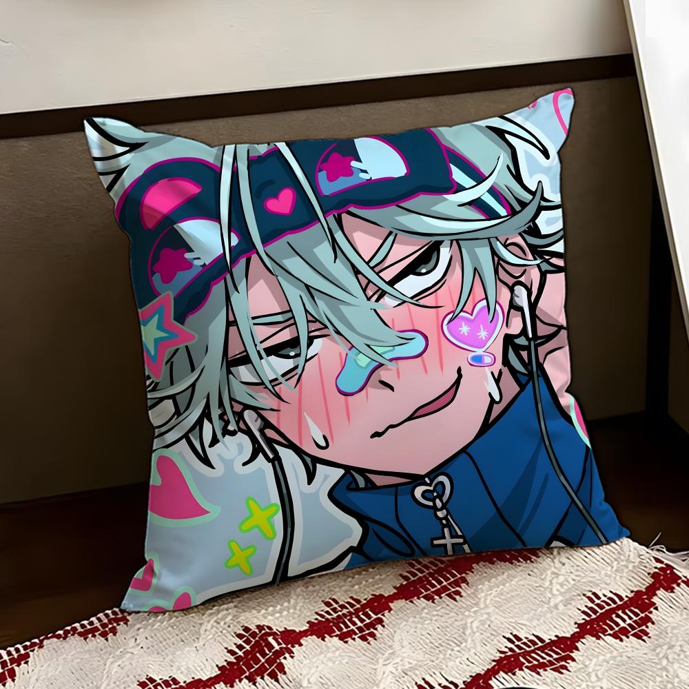 Alien Anime SStage Cushion Cover Reversible Soft Durable Pillow Cover Home  Car MultiScene Use for Daily Comfort