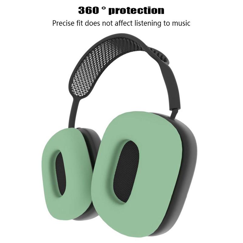 1 pereche de perne pentru urechi pentru Apple Airpods Max, perne de înlocuire, rezistente la transpirație