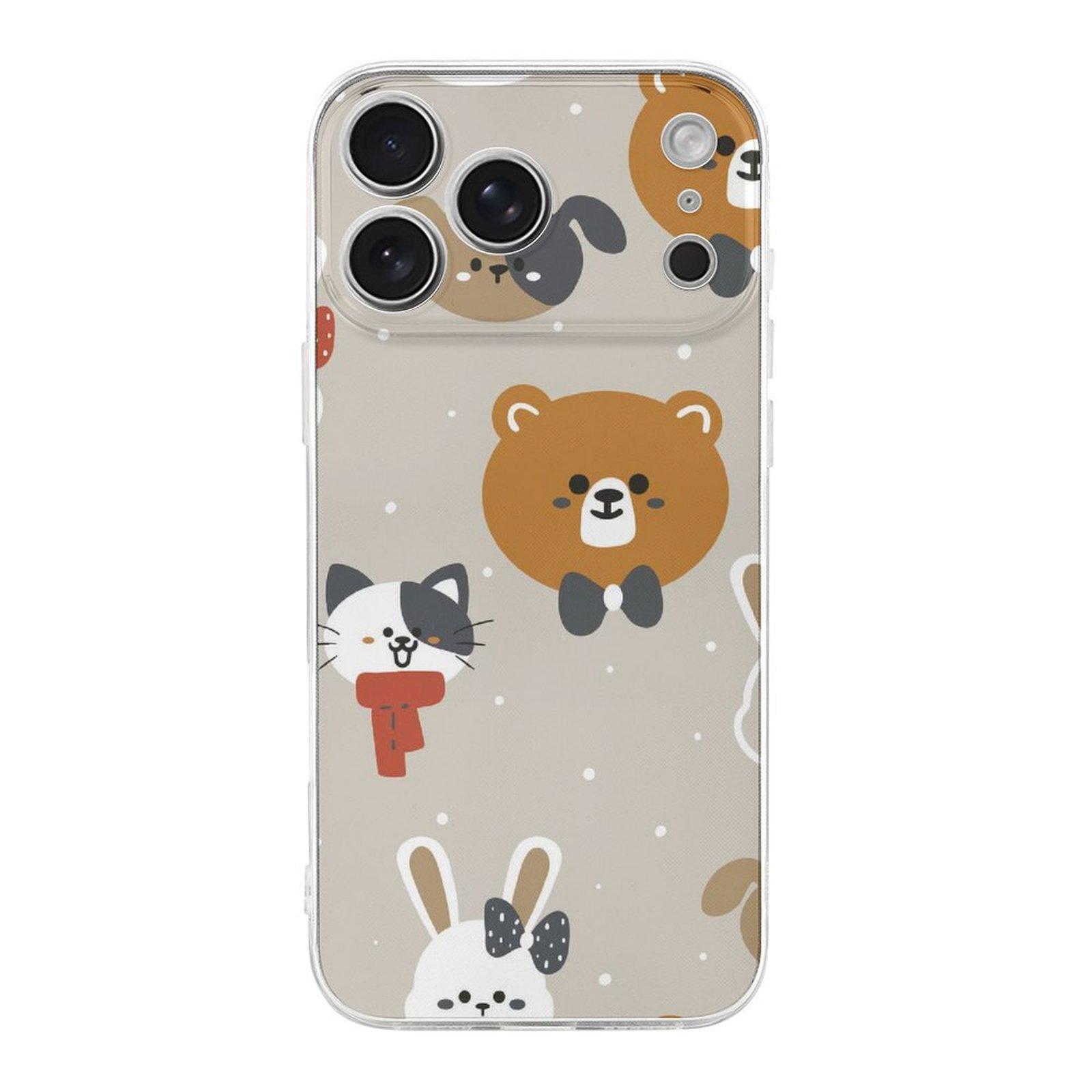 

1 Pack For Iphone 17/17Air/17Pro/17ProMax Soft Tpu Lightweight Anti-Scratch Shockproof Protective Case With Reinforced Side Edge IPHONE-17ProMax