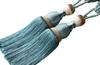 Set of 2 Curtain Large Interior Fasteners Tassels, Size, Accessories, (Light Blue)