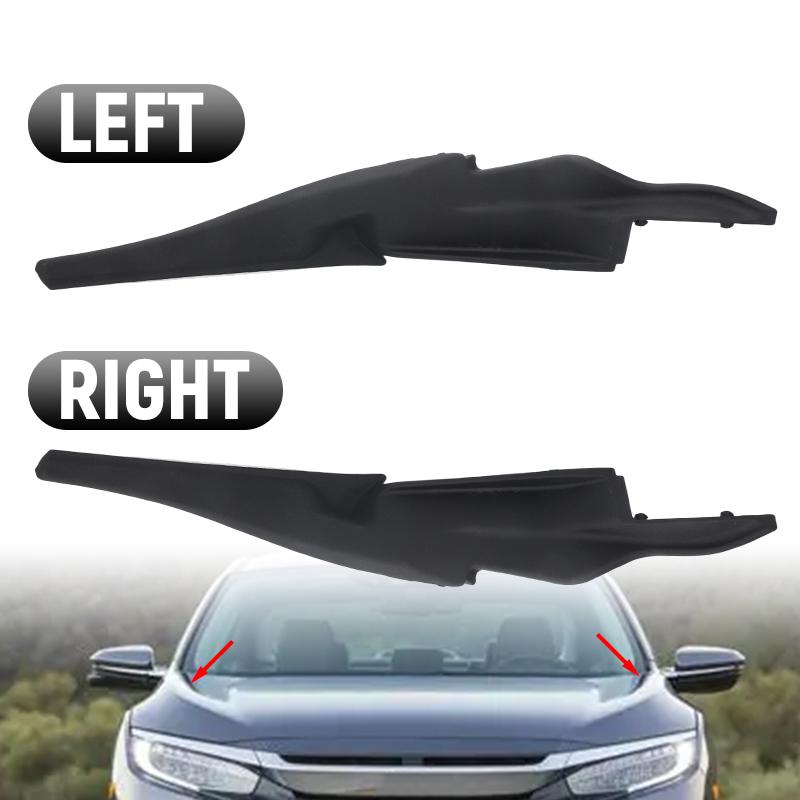 Car Front Windshield Wiper Cowl Extension Trim Cover For Honda Civic 2016 2017 2018    74220-TEA-T00 74270-TEA-T00