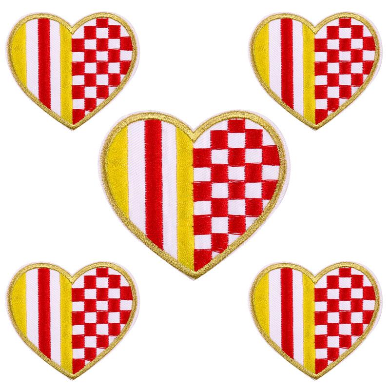 

5pcs Wholesale Brabant Carnival Embroidered Patches Iron On Patch For Clothing Sew Netherland Patches On Clothes Decoration