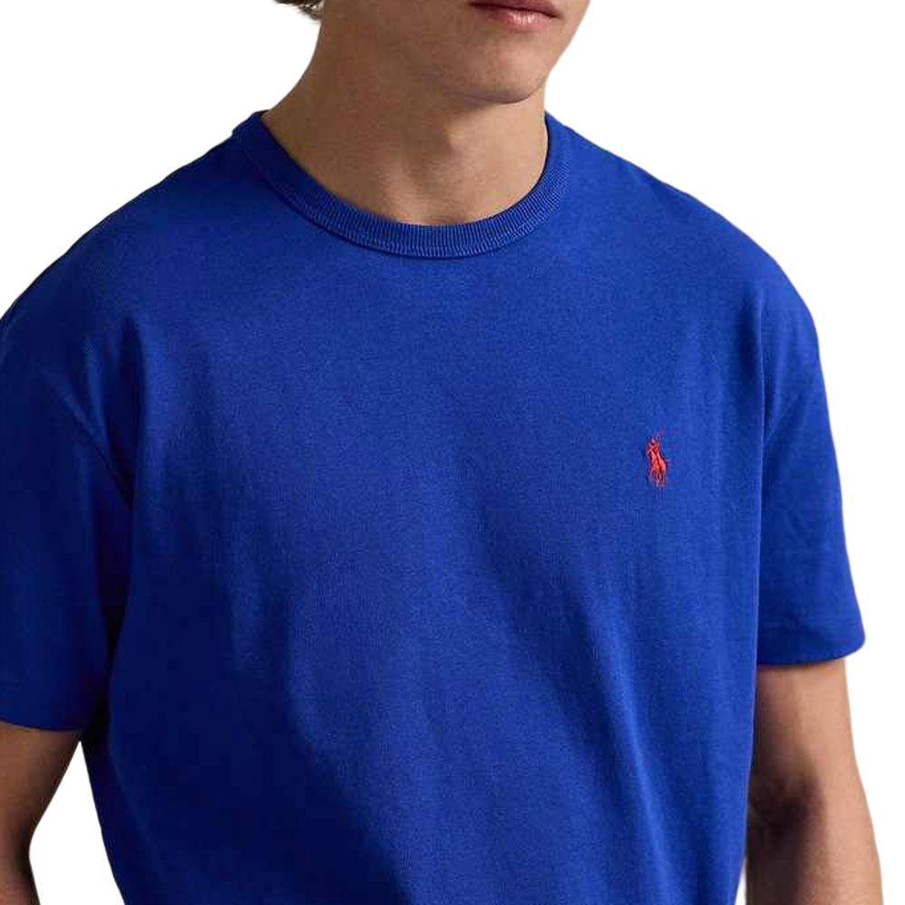 Polo Ralph Lauren Classic Fit Plain Knit Cotton Short Sleeve T-Shirt Men Tops Navy-Blue MNPOTSH1N822686-400