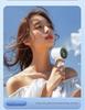 Portable USB Rechargeable Handheld Fan with 100 Speeds, Digital Display, Strong Wind, Brushless Motor