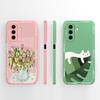 Case For Huawei Nova Y70 Plus Art Bear Full Coverage Anti Drop Funda For Huawei Nova Y 70 Y70+ Liquid Silicone Phone Back Cover