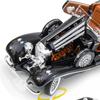 1:18 Mercedes Benz 500K 1936 Legierung Miniatur Klassisches Auto Maßstabsmodell Druckguss Metallmodell SoundLicht Kinder Spielzeug Geschenk Fahrzeug