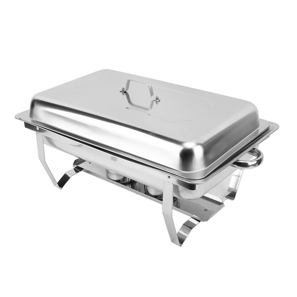 Stainless Steel Buffet Warmer 2 Compartments Commercial Buffet Server Catering Food Warmer with