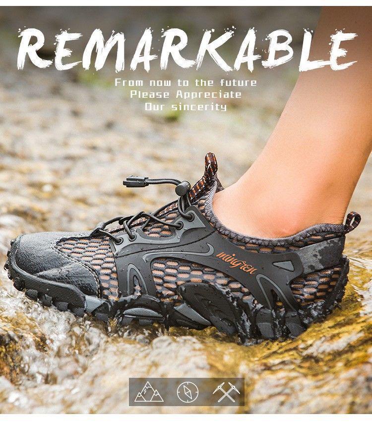 Men's Cross-Border Summer Sandals: Breathable Mesh, Lightweight, Trendy Korean Style Hiking and Casual Shoes