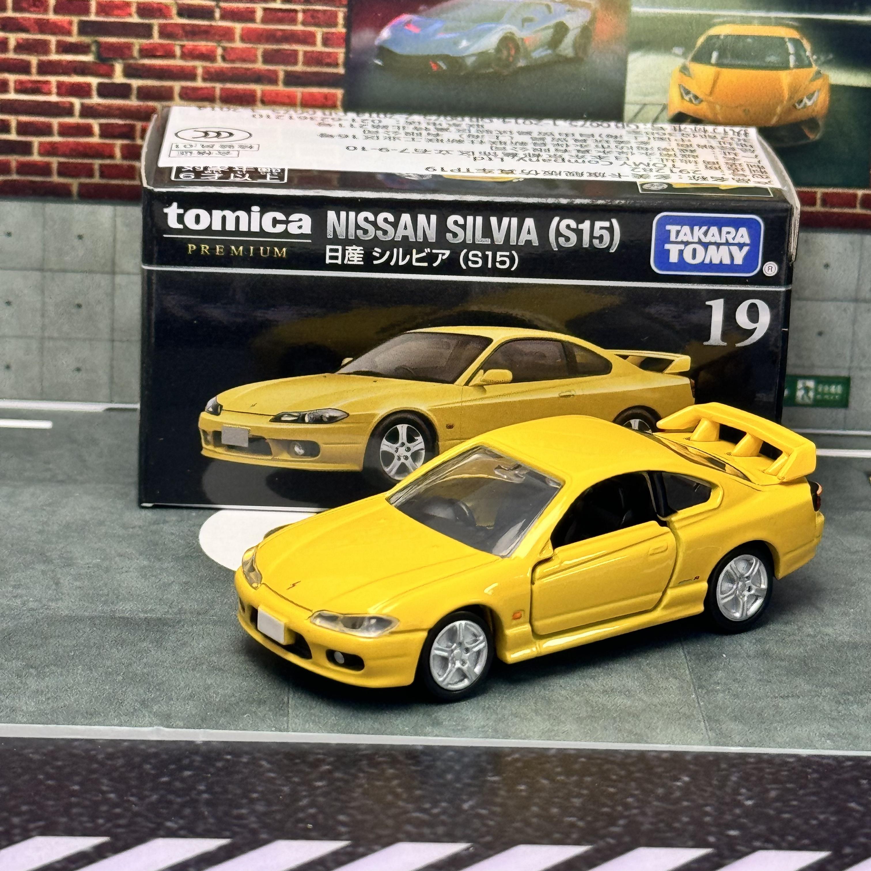 Takara Tomy Tomica Premium 19 Nissan Silvia (S15) Casting Alloy Car Vehicle Diecast Metal Mode Collection Display Boy Toy Gift