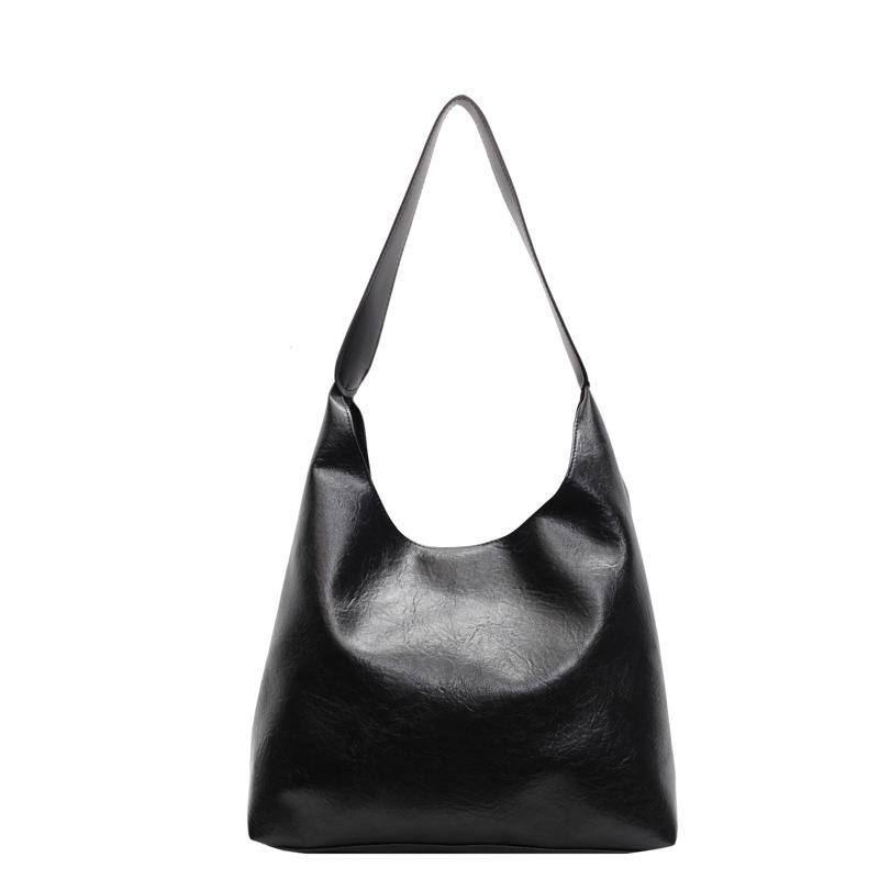 Large Capacity Commuter Handbag Bag Women'S Fashion Retro Shoulder Bag Casual Underarm Tote Bag