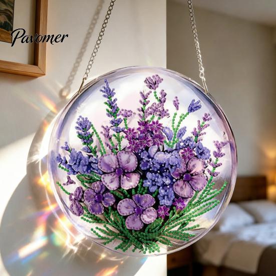 Rhinestone Wall Decor DIY Door Sign Kit, Halloween Pumpkin Flower Animal Pattern Office Art Kit Sign, Handmade Hanging Decoration Bedroom
