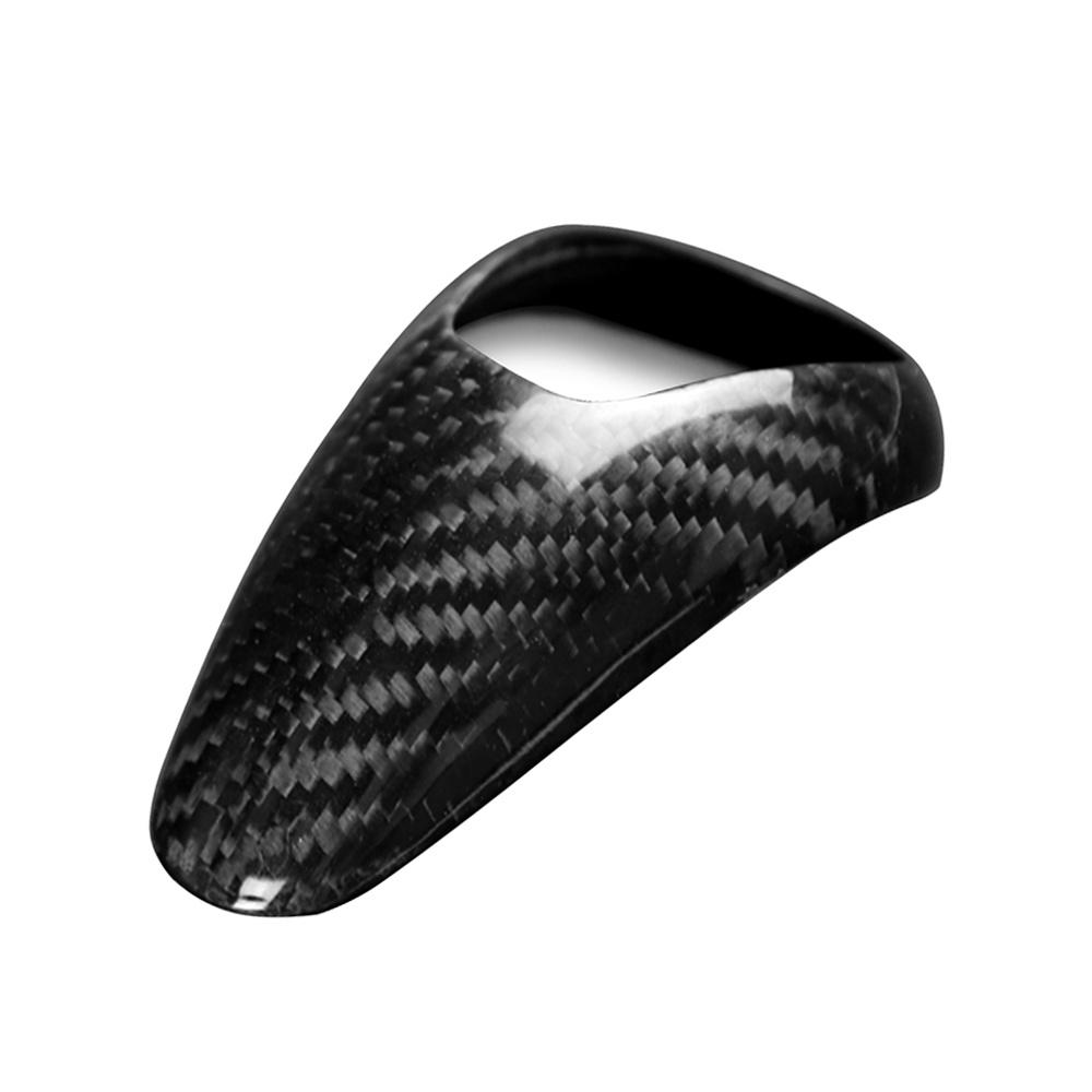 Real Carbon Fiber Car Gear Shift Knob Cap Cover Sticker Panel Trim for BMW M3 M4