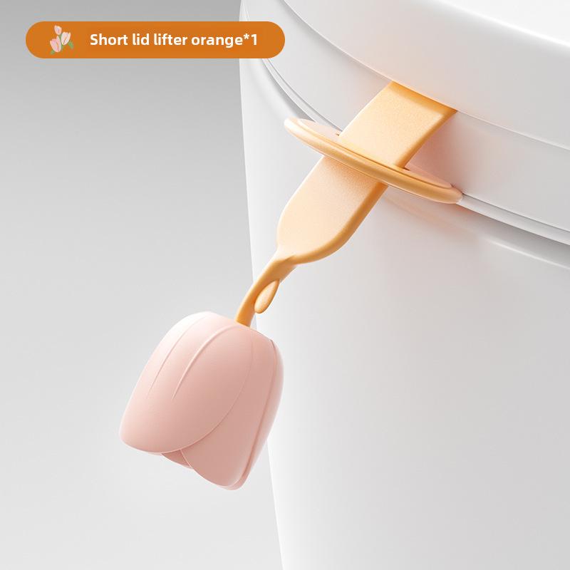 Poignée de levage de couvercle de toilette anti-salissure créative