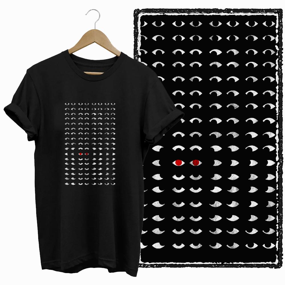 Summer Retro, Simple And Cool Cat Pattern Printed Short-Sleeved Cotton Loose And Breathable Casual Fashion Men's T-Shirt