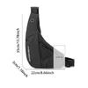 Waterproof Men Sling Bag Large capacity Crossbody Bag Trend Chest Bag  Cycling