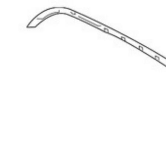 Bright AMG-Style Rear Bumper Trim Strip for Mercedes-Benz E-Class 212, E260, Etc.