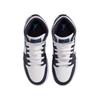 (GS) Air Jordan 1 Mid 'Obsidian White' Kids' DQ8423-404