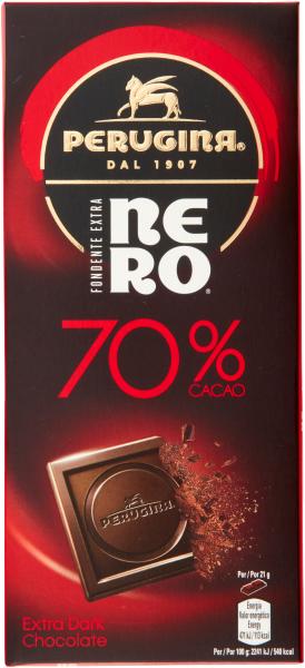 Chocolat noir extra 70% cacao 85g - perugina