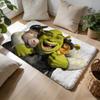 Kwaii Anime SShrekS Floor Mat Soft Flannel Absorbent Mat Non-Slip Rug Home Bedroom Bathroom