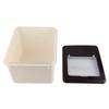 Portable Rice Storage Bin Kitchen Plastic Cereal Grain Bean Food Storing Box Food Container(#2)