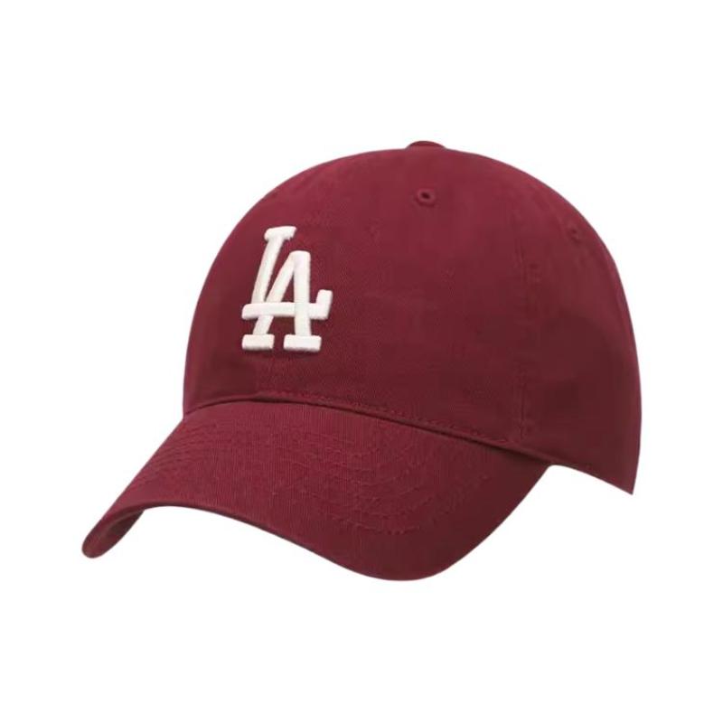 MLB Cotton Baseball Caps Unisex Red Fashion 3ACP6601N-07RDSXY/374589