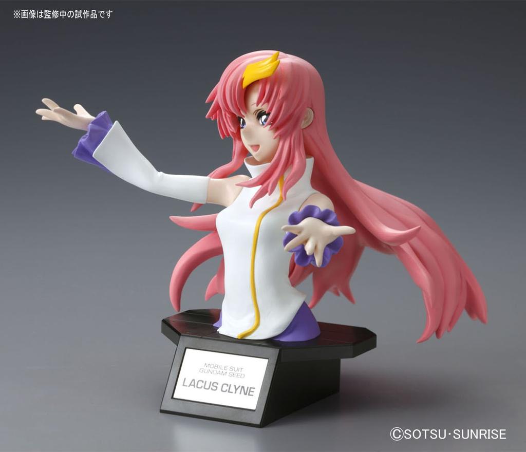 Poprsí Mobile Suit Gundam SEED Lacus Clyne plastový model Figure-rise barevně odlišený
